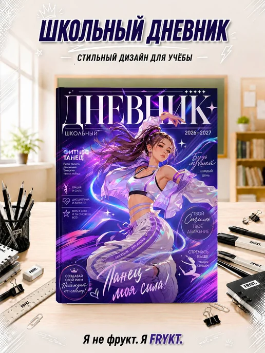Школьный дневник 1-11 класс Фитнес-танец, вариант