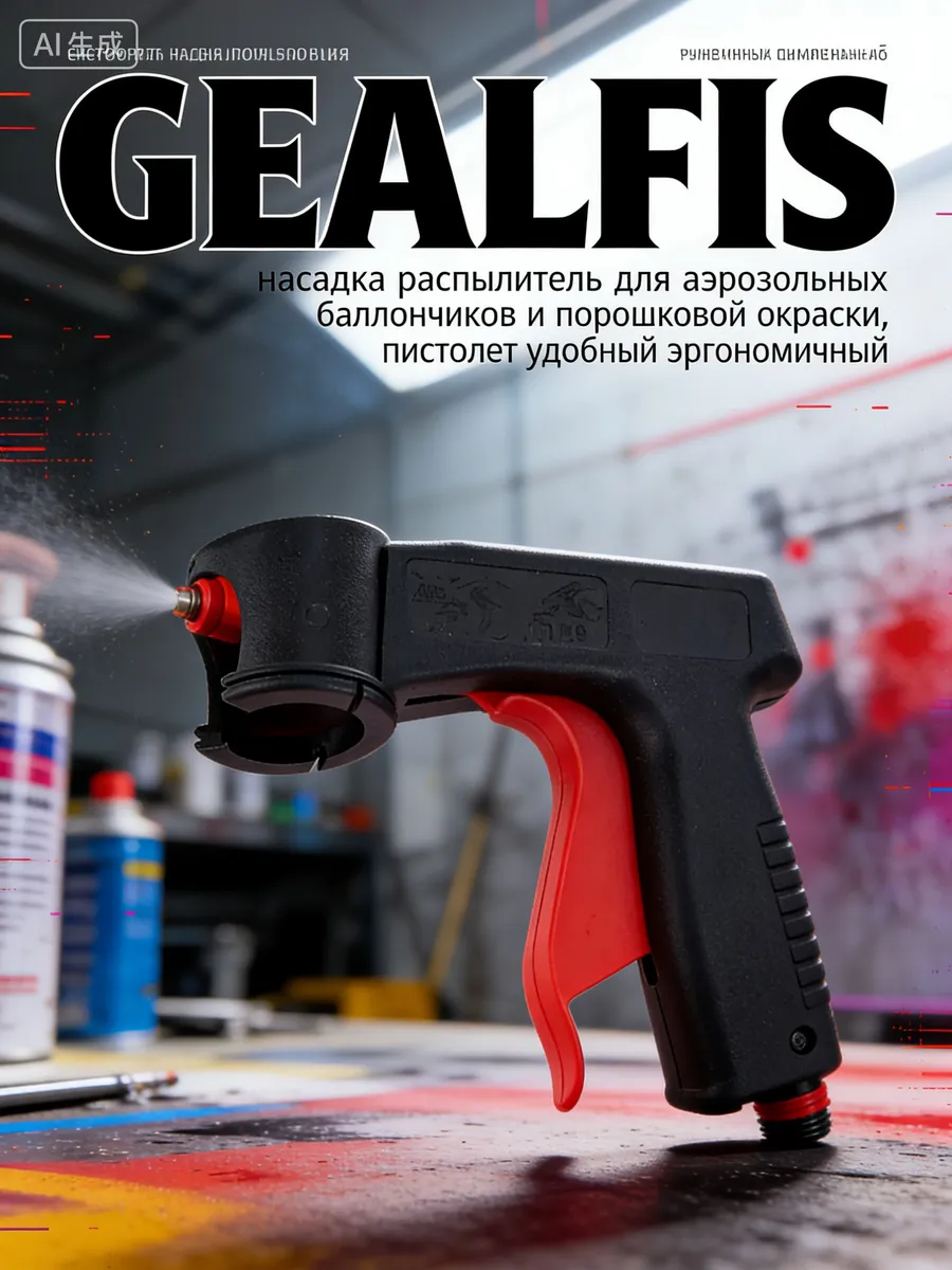 GEALFIS насадка распылитель для аэрозольных баллончиков и