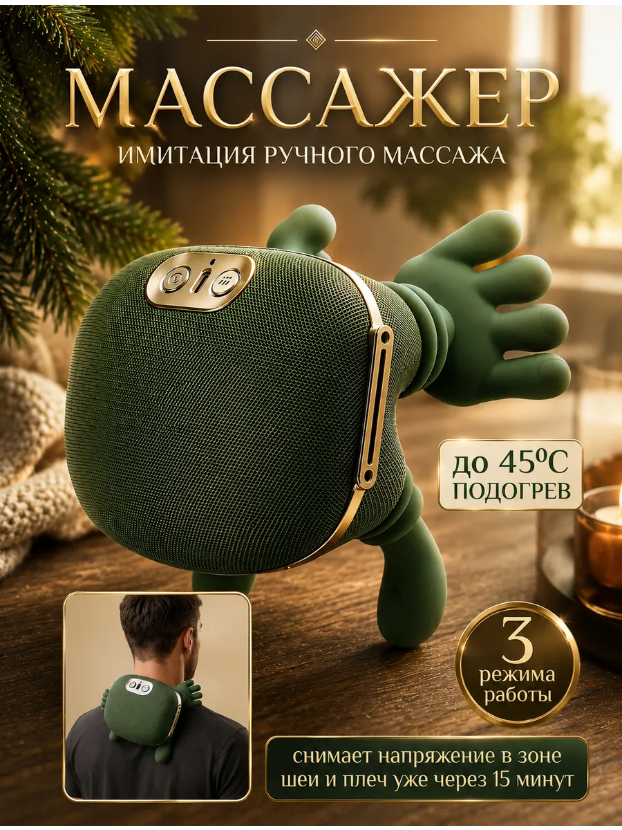 Массажер (Руки) для шеи с подогревом