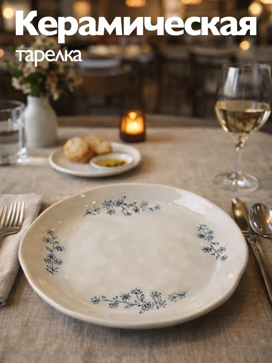 Керамическая тарелка