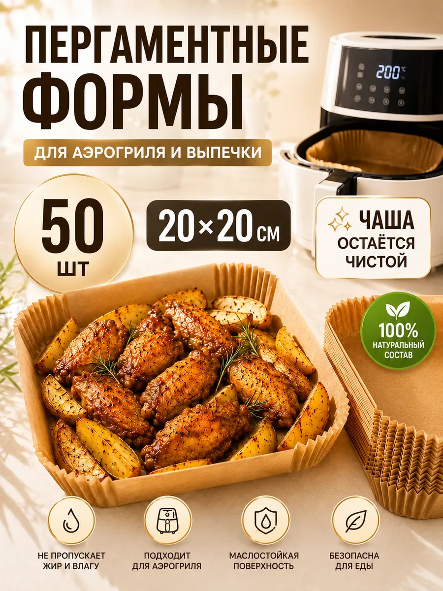 Пергаментная форма для аэрогриля большой размер