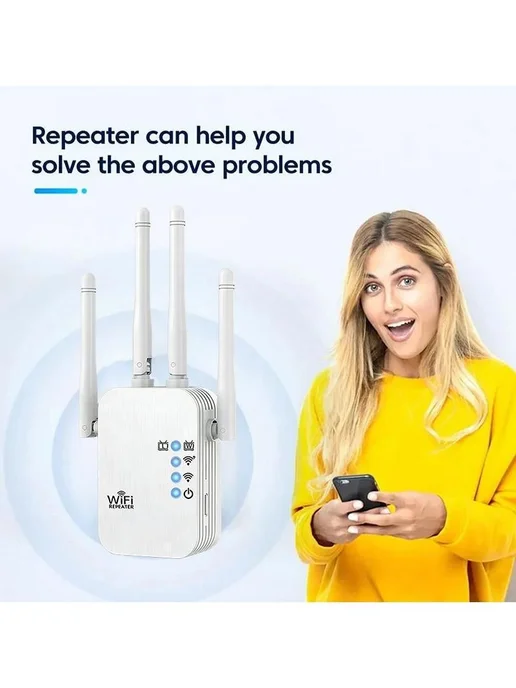 Усилитель Wi-Fi 300 Мбит с, 4 антенны, вариант, фото 5