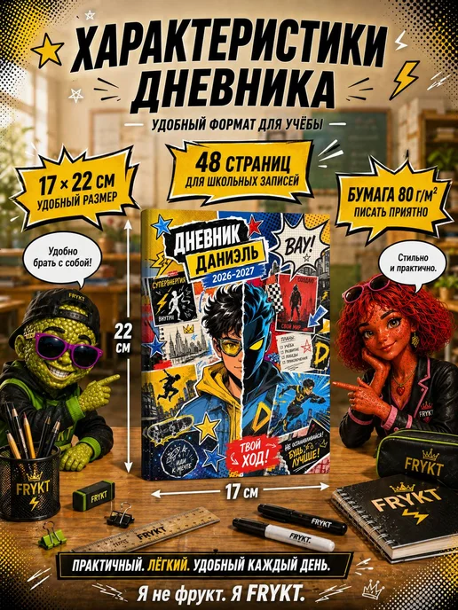 Школьный дневник 1-11 класс Даниэль, вариант, фото 8