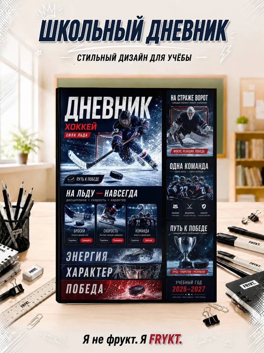 Школьный дневник 1-11 класс Хоккей с шайбой