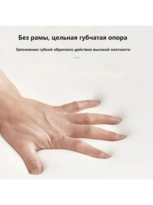 Бескаркасный диван, Ленивый диван, XXL Черная иск.кожа, черный, фото 8