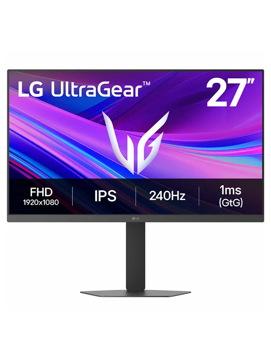 LG Монитор 27" 27G440A-B 1920x1080 IPS 240 Гц HDMI+DP черный