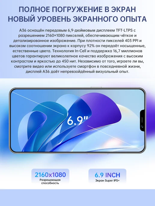 Смартфон Spark Tecn0 Spark Go 2 12/512 ГБ, синий, фото 4