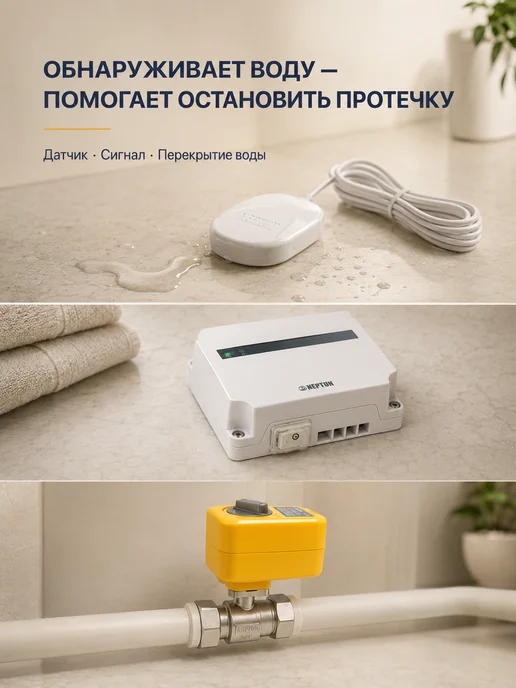 NEPTUN Система защиты от протечек воды Нептун 3 4 Profi Base, вариант, фото 7