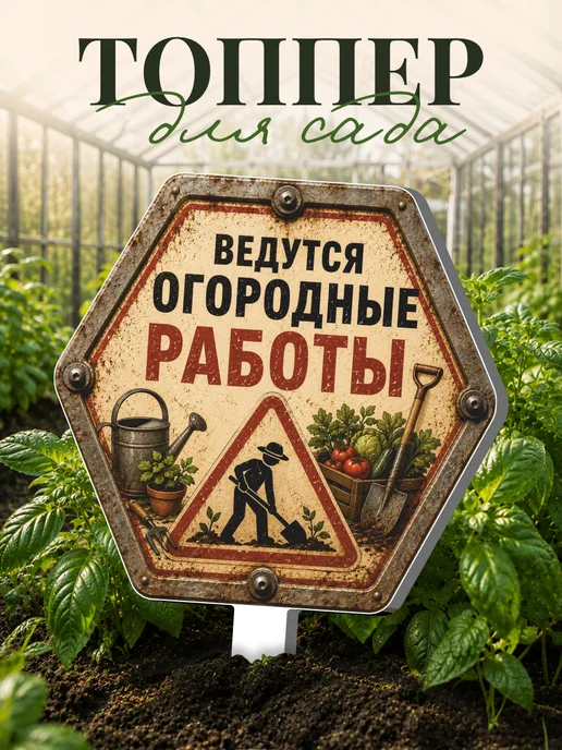 0_ok.rilART Фигурка для сада Сад - Огород, черный