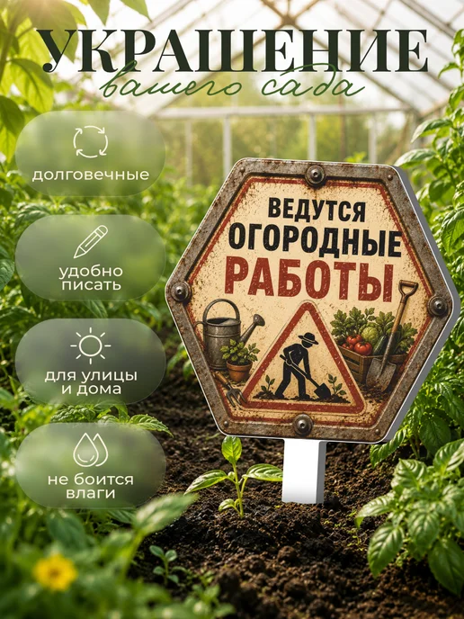 0_ok.rilART Фигурка для сада Сад - Огород, черный, фото 3