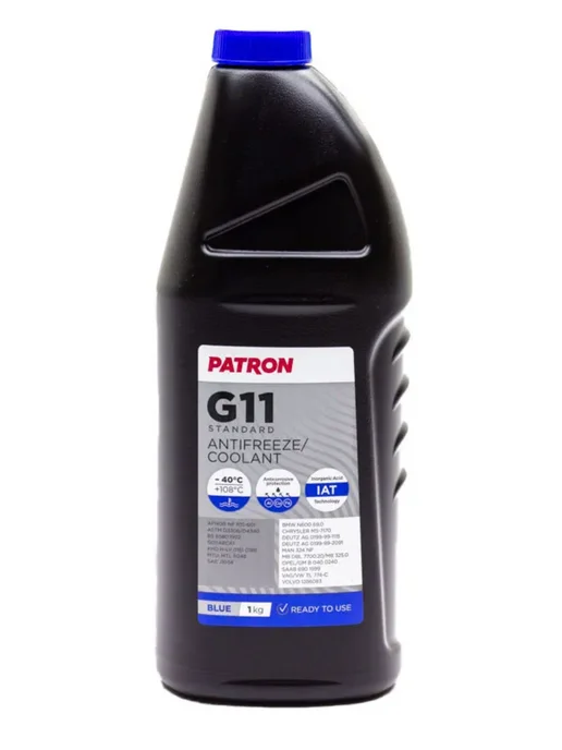 PATRON Антифриз 1кг синий BLUE G11, 1 кг, фото 3