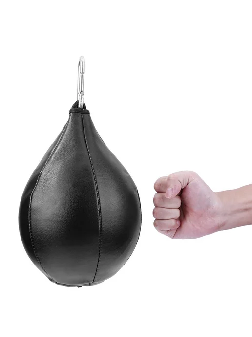 Груша для бокса Speedball, черная, для тренировки, черный, фото 3