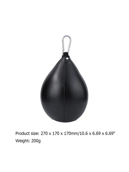 Груша для бокса Speedball, черная, для тренировки, черный, фото 4