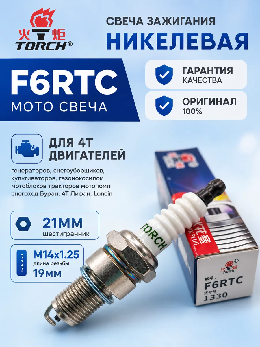 Свеча зажигания F6RTC