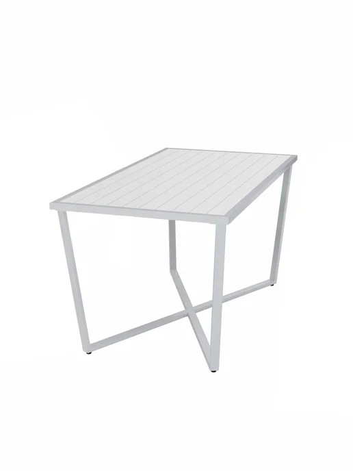 Make Mebel Стол уличный, садовый Ривьера 102х65х47 см, палисандр, 150x80x75 см, белый, фото 4