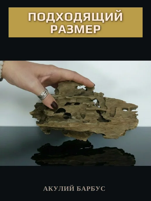 АКУЛИЙ БАРБУС Натуральная коряга Дракон для аквариума террариума XS, коричневый, фото 3