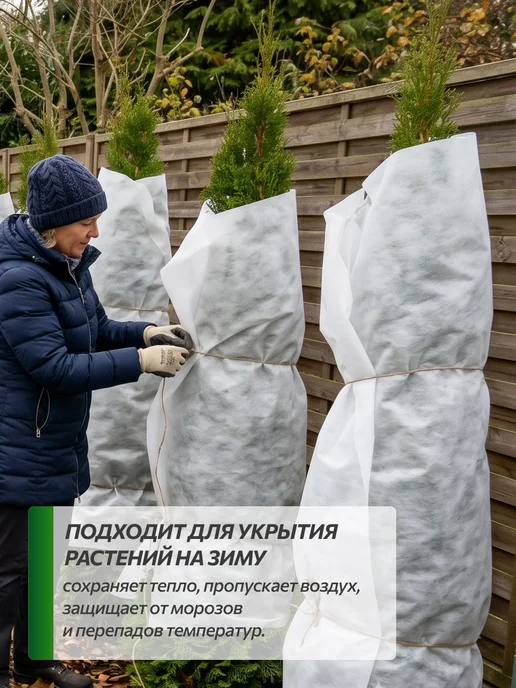 WiCor Укрывной материал для грядок от сорняков 1,6х10 м, вариант, фото 7