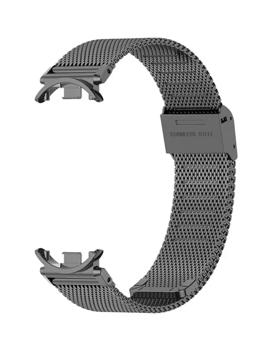 MIJOBS Ремешок металлический для Xiaomi Smart Band 8, 9, 10, 11, черный, фото 5
