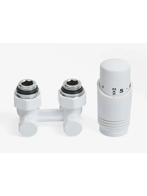 Heat-Mart узел нижнего подключения, угловой, белый, фото 6