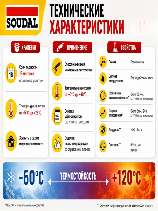 Soudal Герметик универсальный силикон для плитки прозрачный 2шт, 3 шт, белый, фото 5