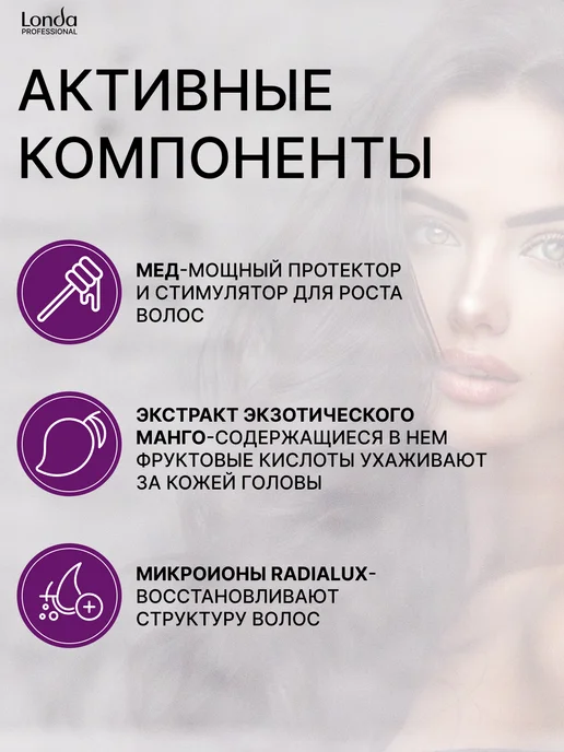 Londa Professional Кондиционер для волос DEEP MOISTURE 1000 мл, 250 мл, фото 3