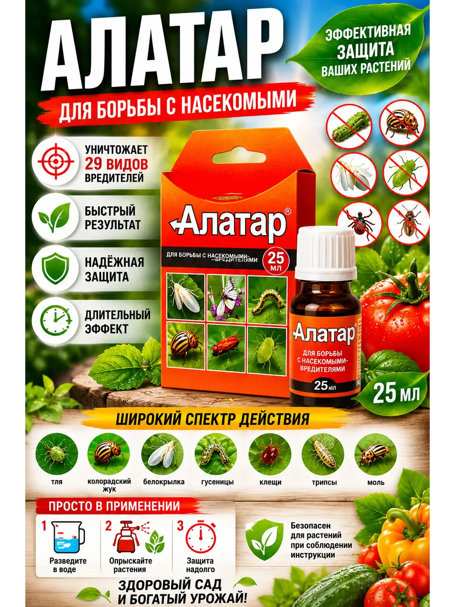 Средство от вредителей "Алатар'
