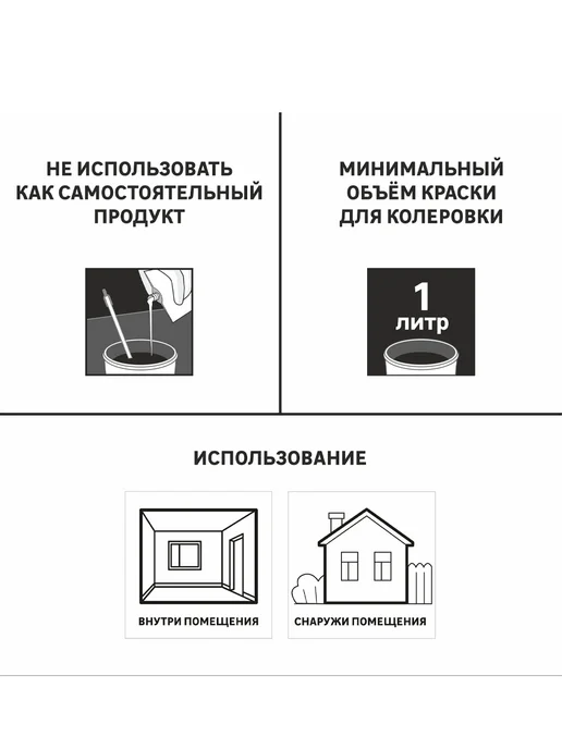 Luxens Колорант для краски белый 200мл, 900 мл, фото 5