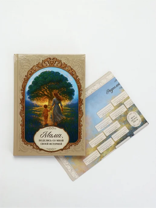 <> Родословная книга для мамы, 56 листов, 16.5х24 см, 16.5x24 см, фото 3