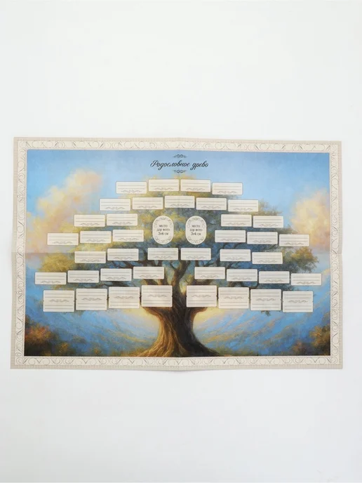 <> Родословная книга для мамы, 56 листов, 16.5х24 см, 16.5x24 см, фото 4