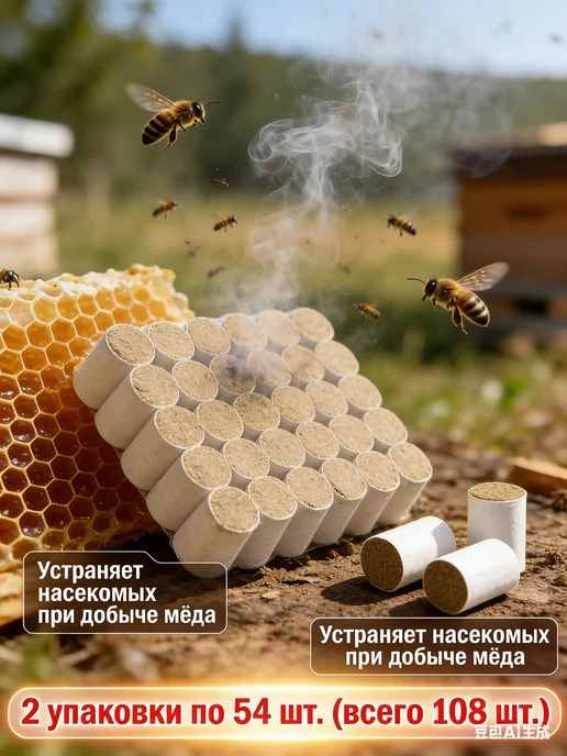 топливо для дымаря натуральное 108 шт, 108 шт