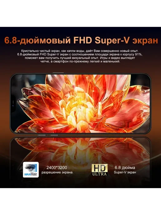 Смартфон Pro Max 17 Pro Max 12/12 ГБ, синий, фото 2
