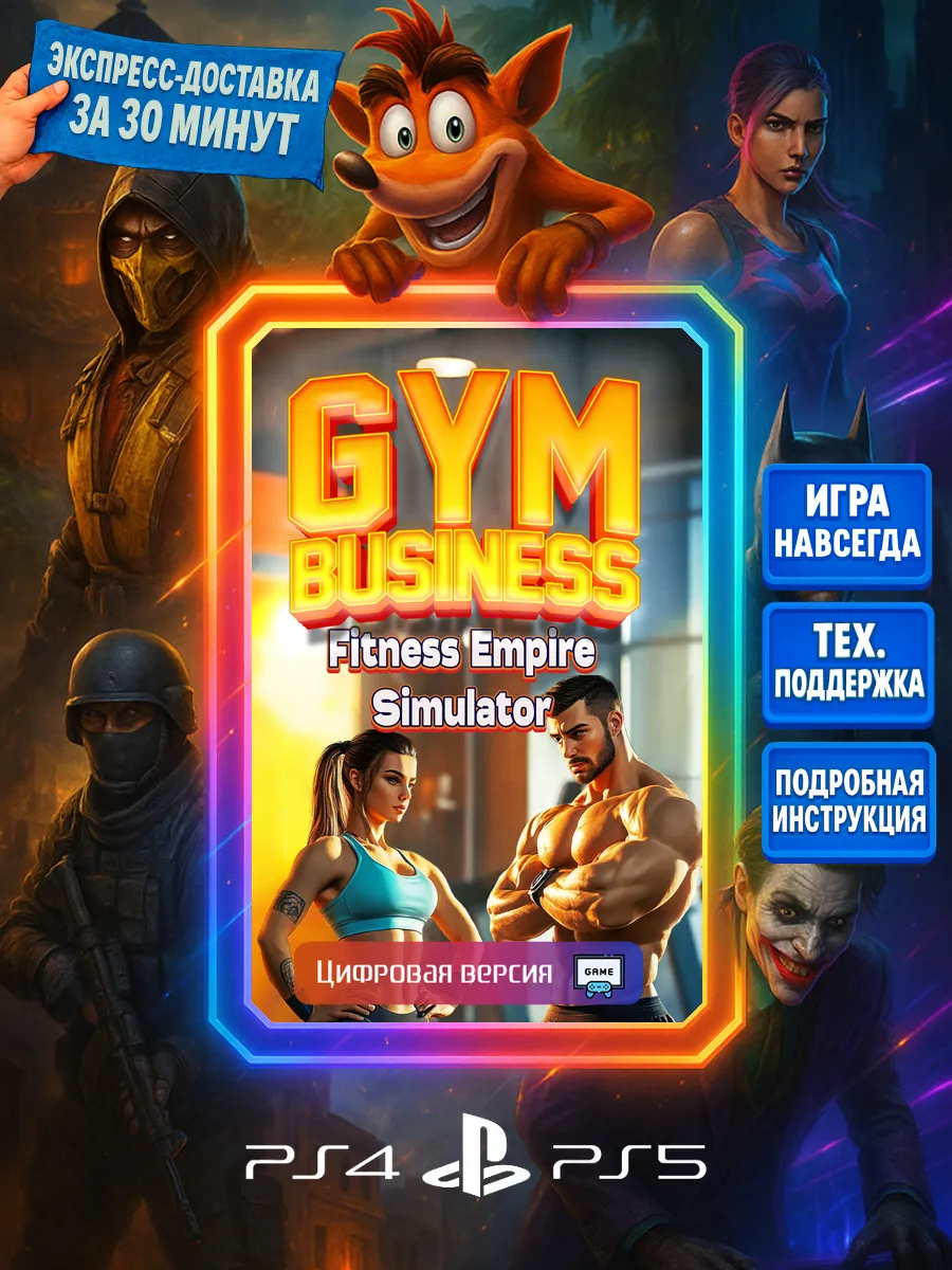 Gym Business : Fitness Empire Simulator PS4/PS5