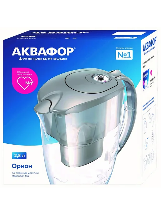 Кувшин Аквафор Орион, голубой