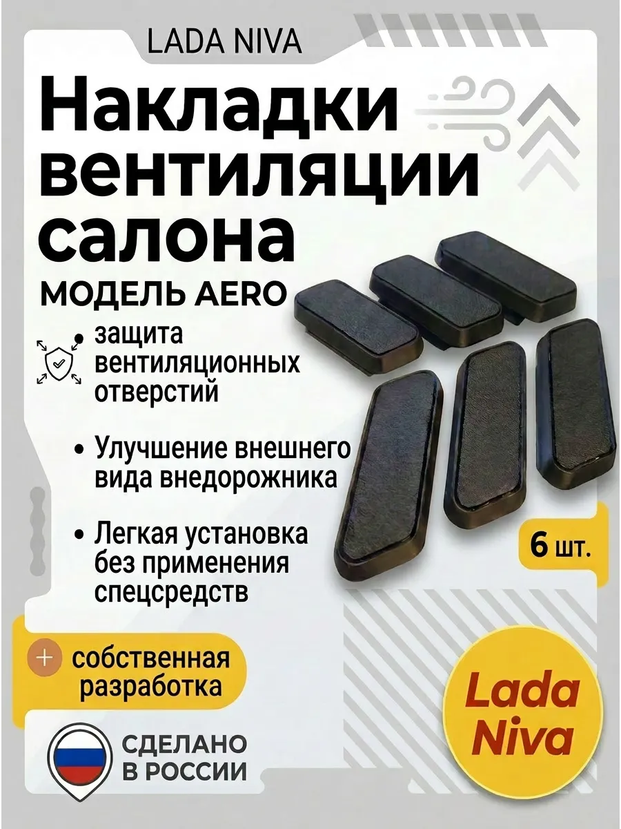Накладки вентиляции салона на LADA NIVA (AERO)