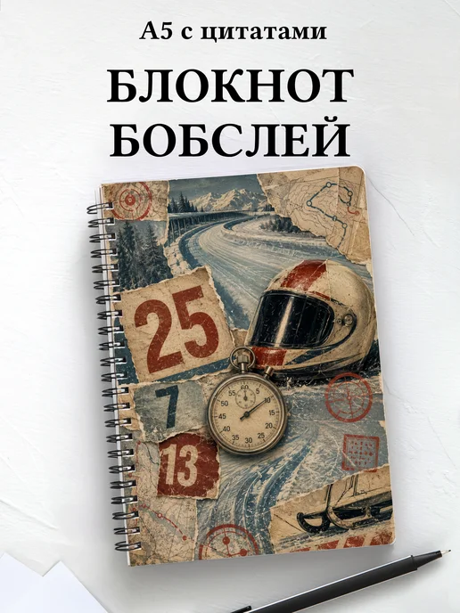 Блокнот Бобслей