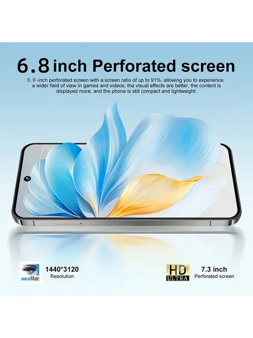 Смартфон TECHAURA I17 Pro Max 6/512 ГБ (восстановленный), синий, фото 4