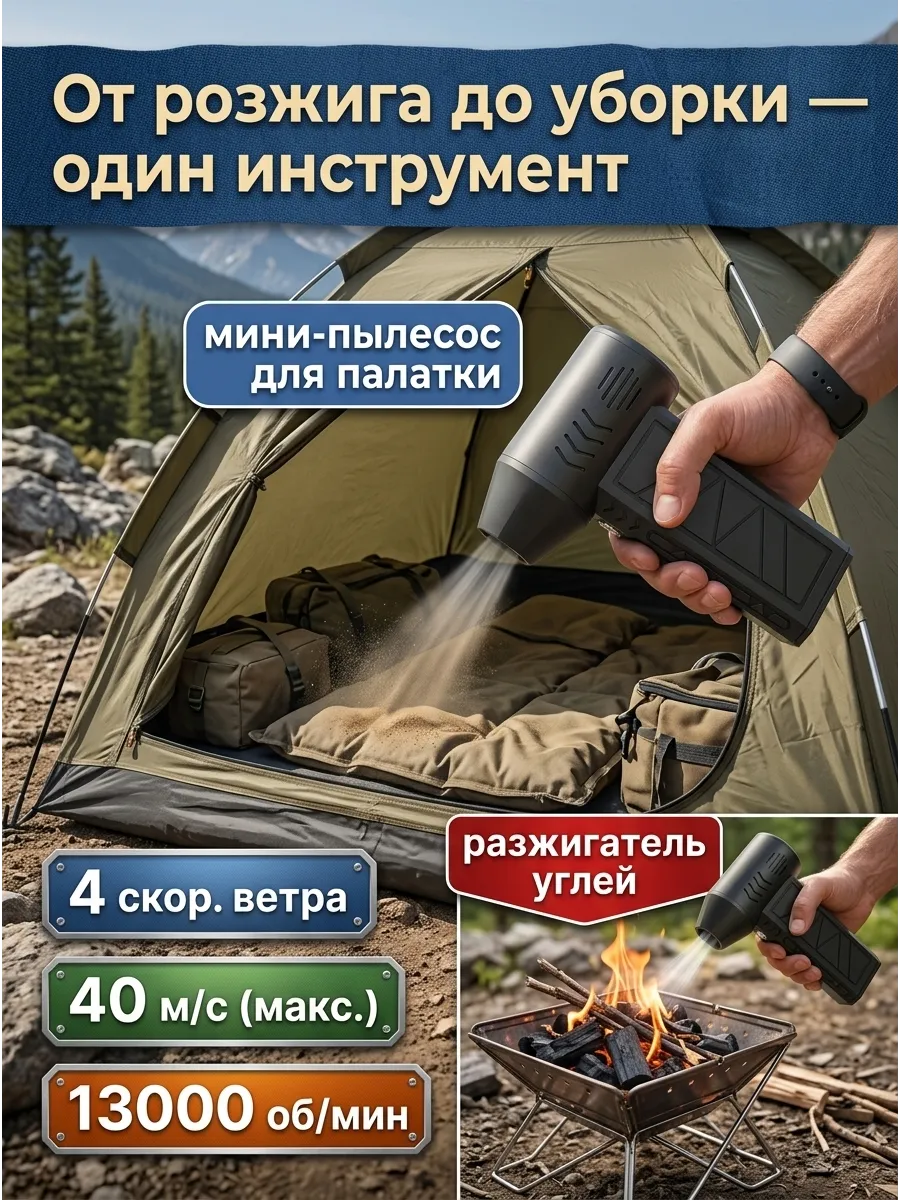 Фен для авто и для мангала