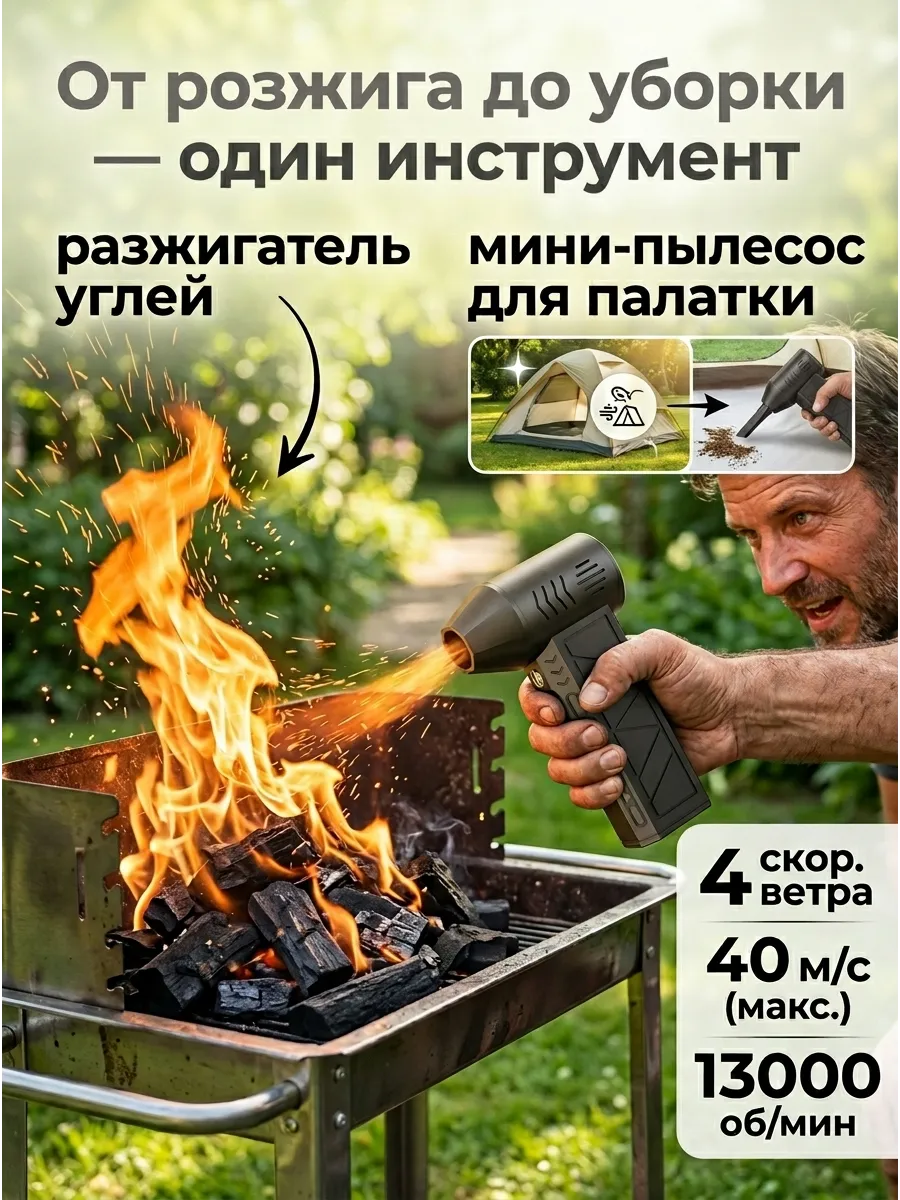 Фен для авто и для мангала