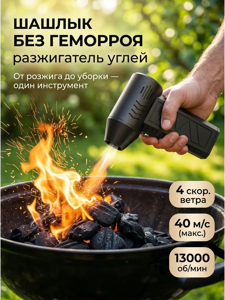 Фен для авто и для мангала
