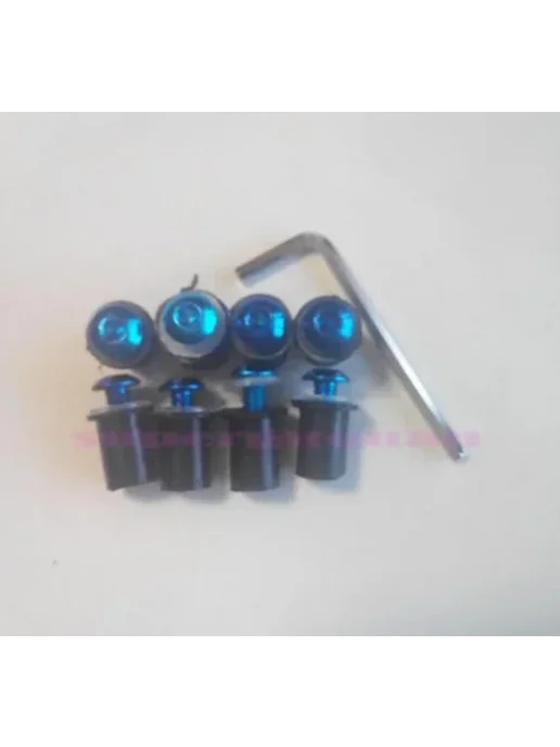 CIFRMOTOB Лобовое стекло Blue Screws для Honda CBR600F4i 2001-2006, синий