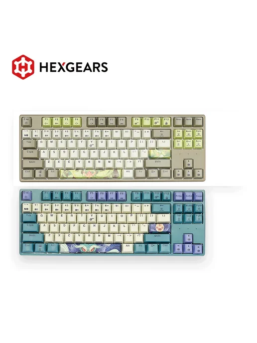 HEXGEARS GK707 игровая клавиатура Elf Blue Switch, синий, фото 2