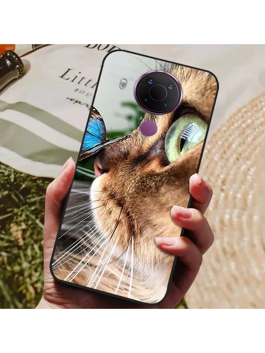 Черный чехол Nokia 5.4, силикон, Цвет: