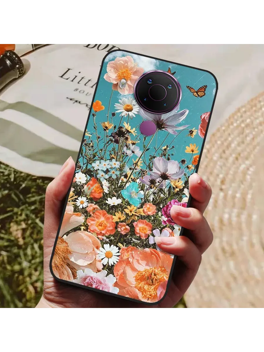 Черный чехол Nokia 5.4, силикон, Цвет: