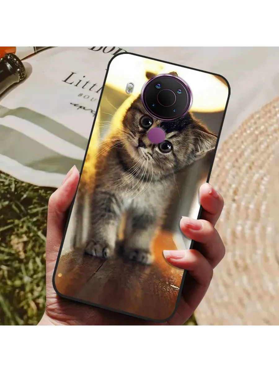 Черный чехол Nokia 5.4, силикон, Цвет