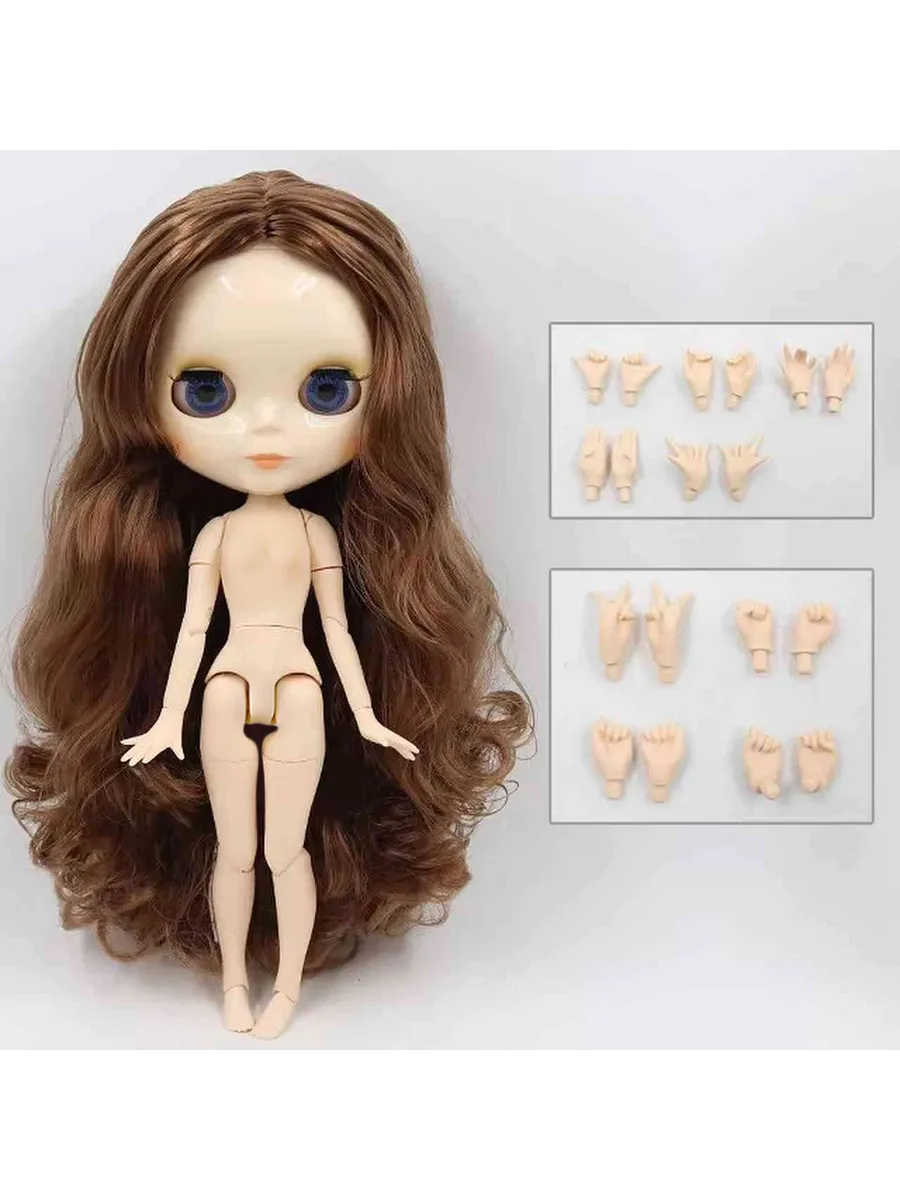 Blythe кукла 1 6, белая кожа, glossy face, 30
