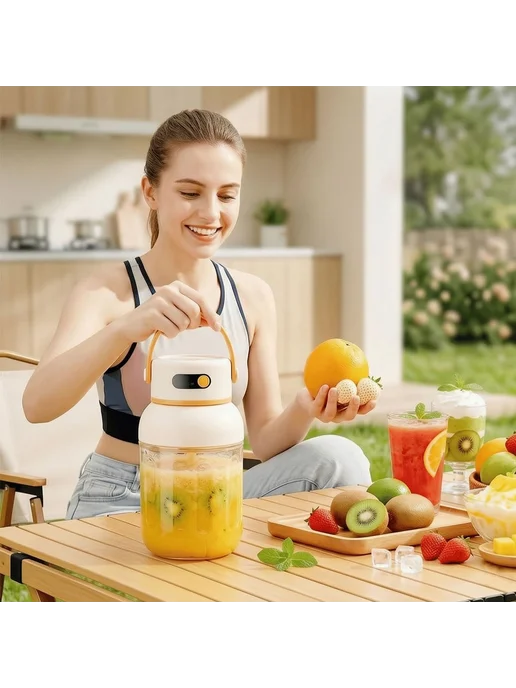 Портативный блендер-кисточка, USB-C, 40oz, для MyProductBran, вариант, фото 6