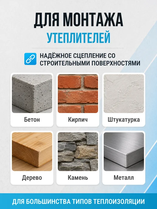 Пена-клей монтажная всесезонная KUDO 65 под пистолет, 1шт, 1 шт, фото 2