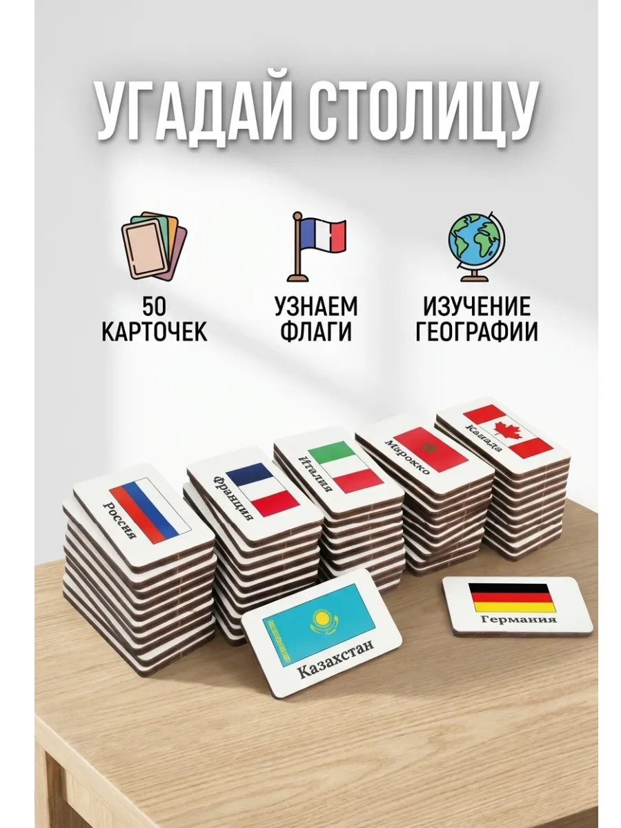 Развивающая Игра Угадай столицу