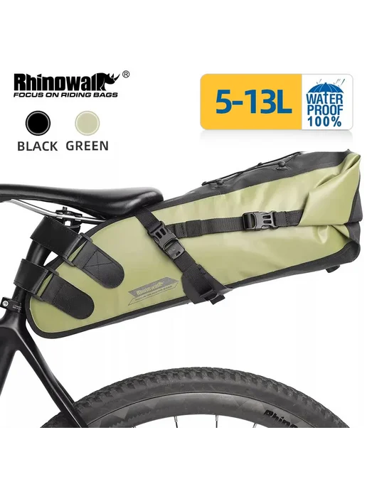 Rhinowalk Сумка на велосипед RK19513-13L, 13л, черная, 13 л, фото 2
