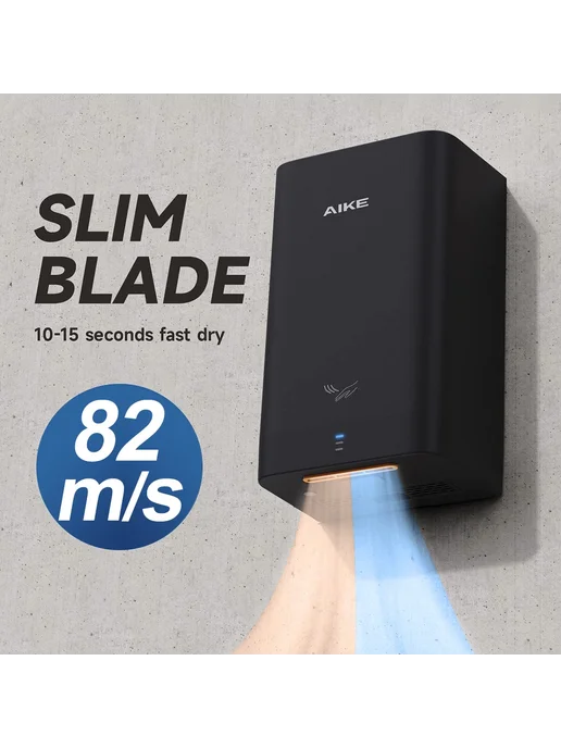 AIKE Сушилка для рук AK2822-White 220V EU, белый, фото 2